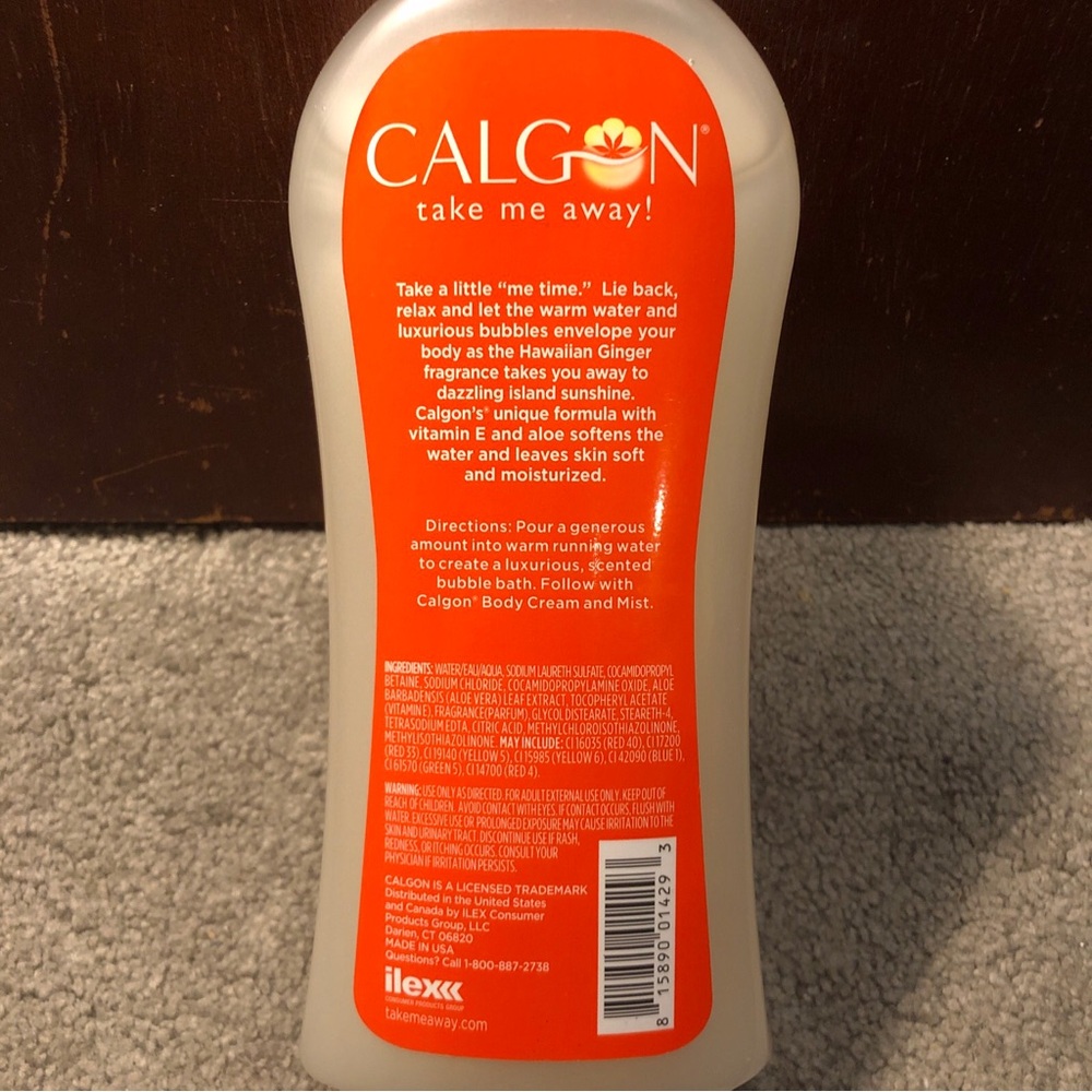 DISCOLORED - Calgon Take Me Away HAWAIIAN GINGER Moisturizing Bubble Bath, 30oz - Picture 3 of 9